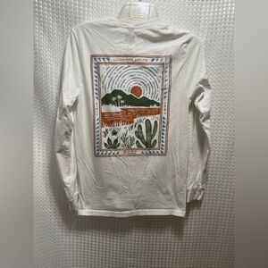 Reef Long Sleeve Graphic Tee Adventure Awaits White Size Small
